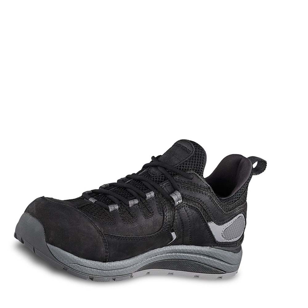 Red Wing Waterproof, CSA Safety Toe Athletic Work Men's Safety Shoes Black | ZA 204JPQ